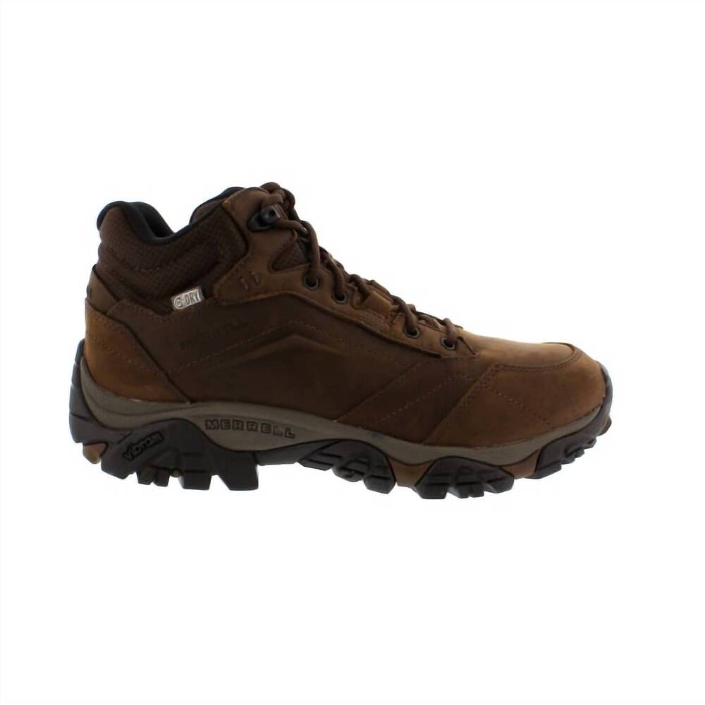 NEW MERRELL men's moab adventure mid waterproof boots in dark earth brown